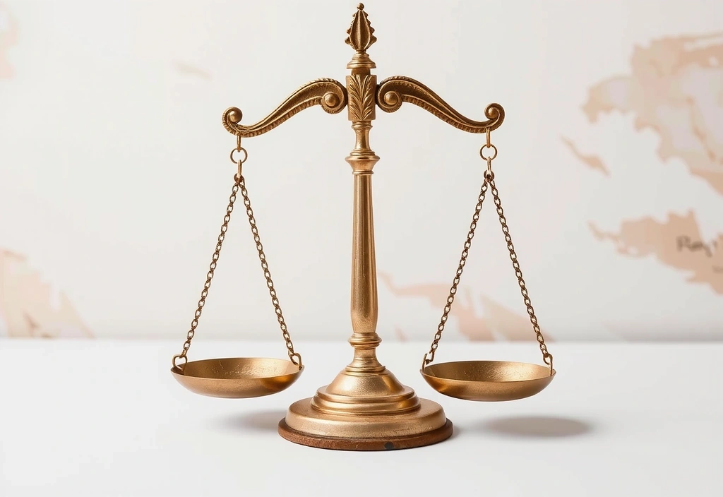 Waga sprawiedliwości symbolizująca odpowiedzialność prawną